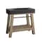James Martin Vanities Auburn 36in Single Sink Console, Weathered Timber w/ Black Matte Mineral Composite Stone Top 165-V36-WTB-BM - alternate 3